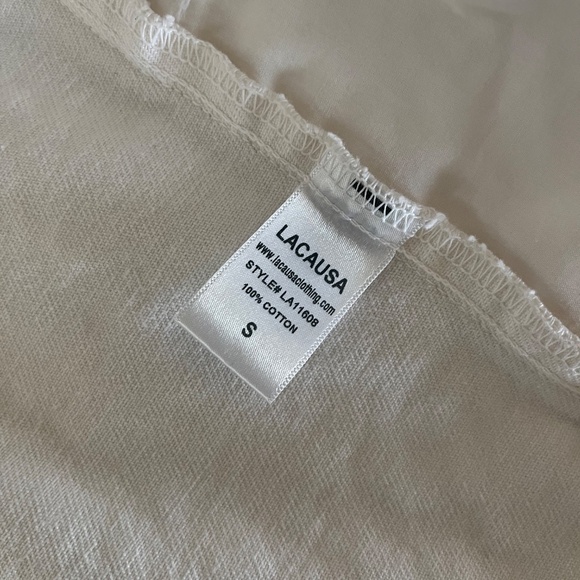 Lacausa Cassidy Jacket, White / Cream, size S (oversized) - Picture 8 of 10